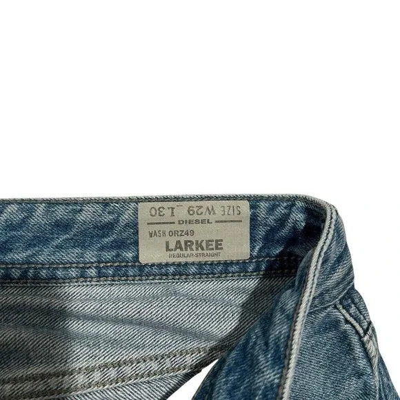 Diesel Men's Light Blue Slim Straight Jeans - Picture 14 of 16